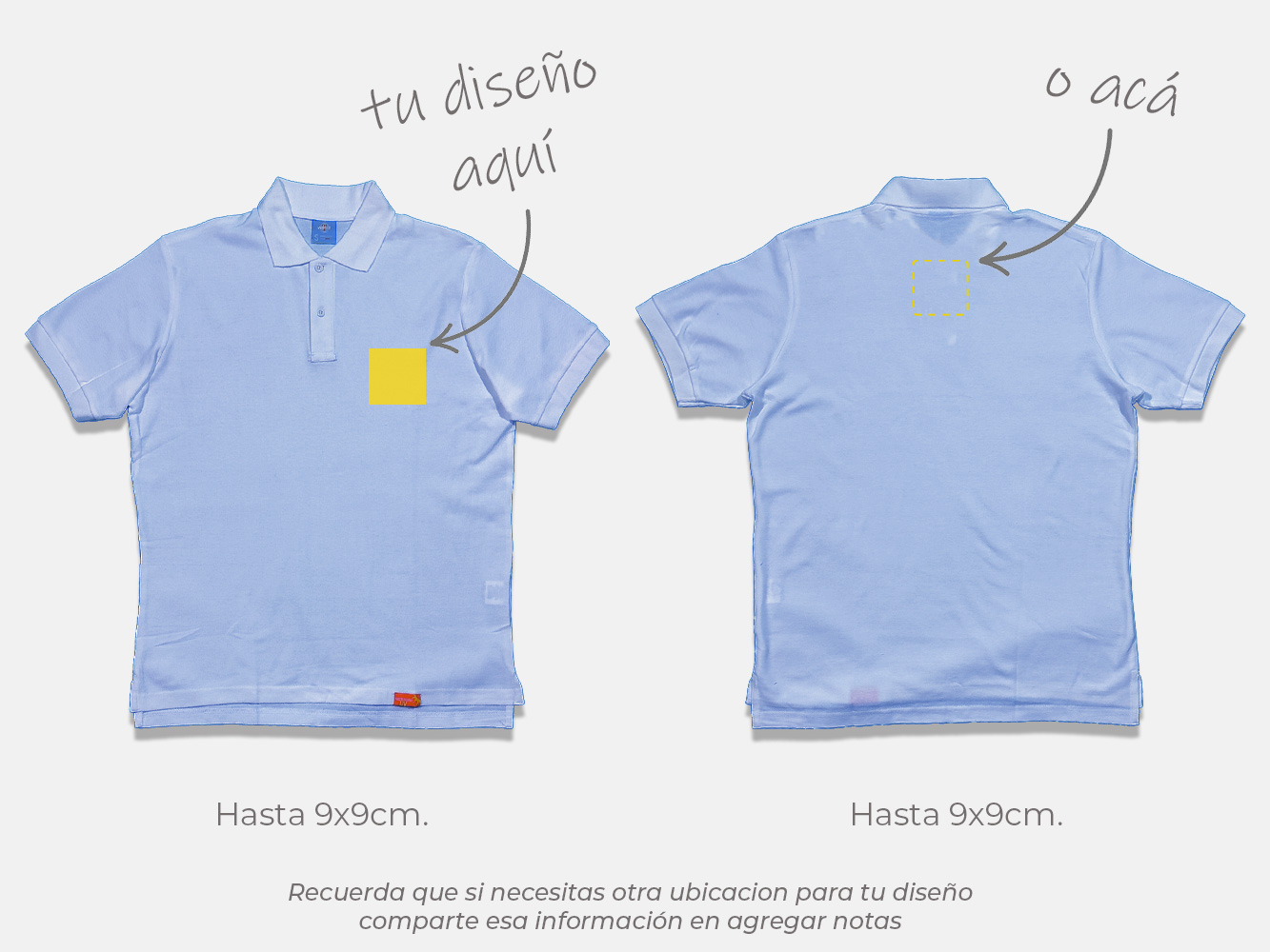 Polera pique personalizada colores 230 g/m² 11