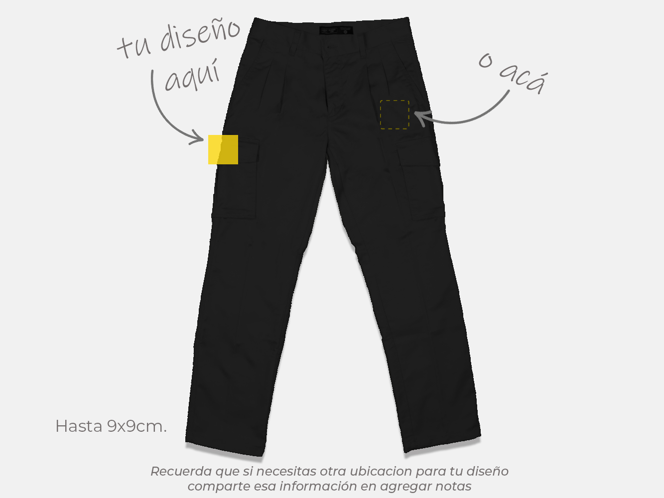 Pantalón cargo personalizado 5