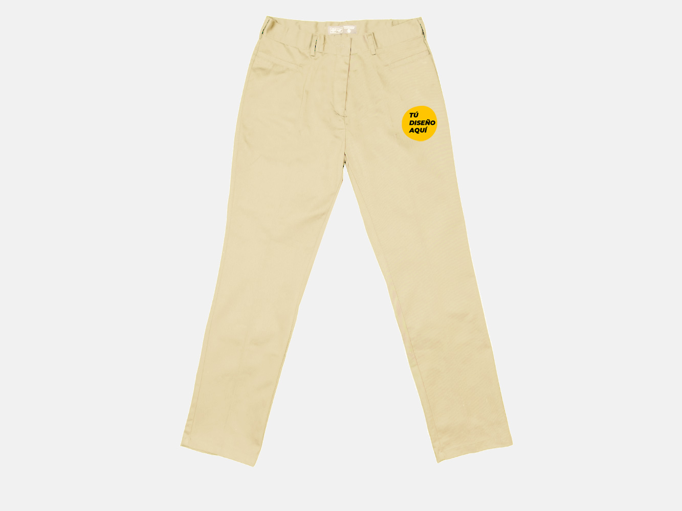 Pantalón recto personalizado mujer 1