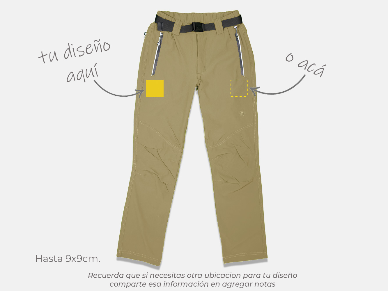Pantalón outdoor ripstop personalizado 2