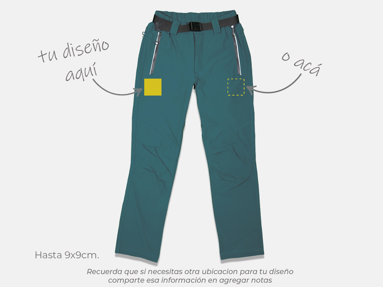 Pantalón outdoor ripstop personalizado 4