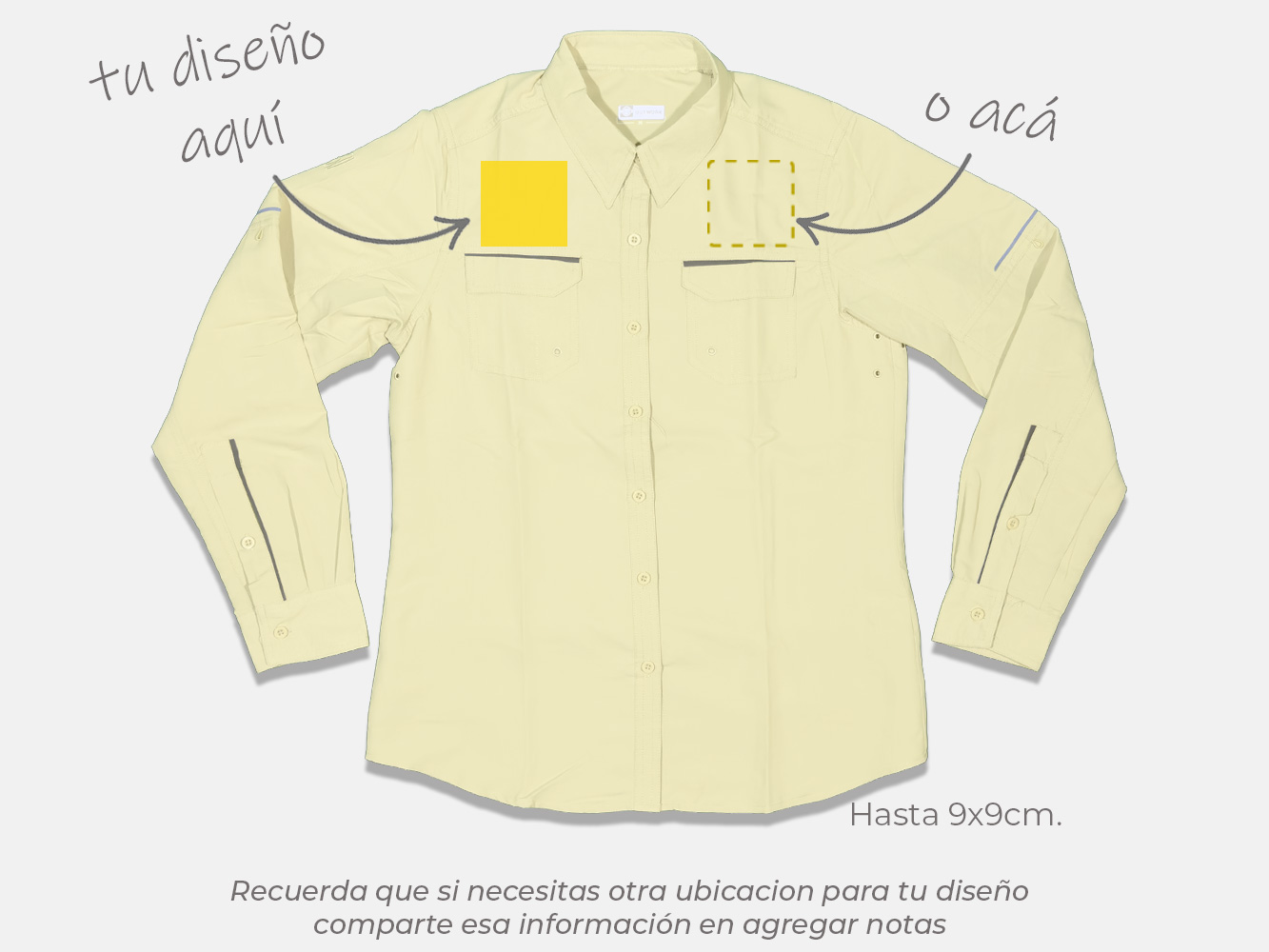 Blusa outdoor personalizada mujer 4