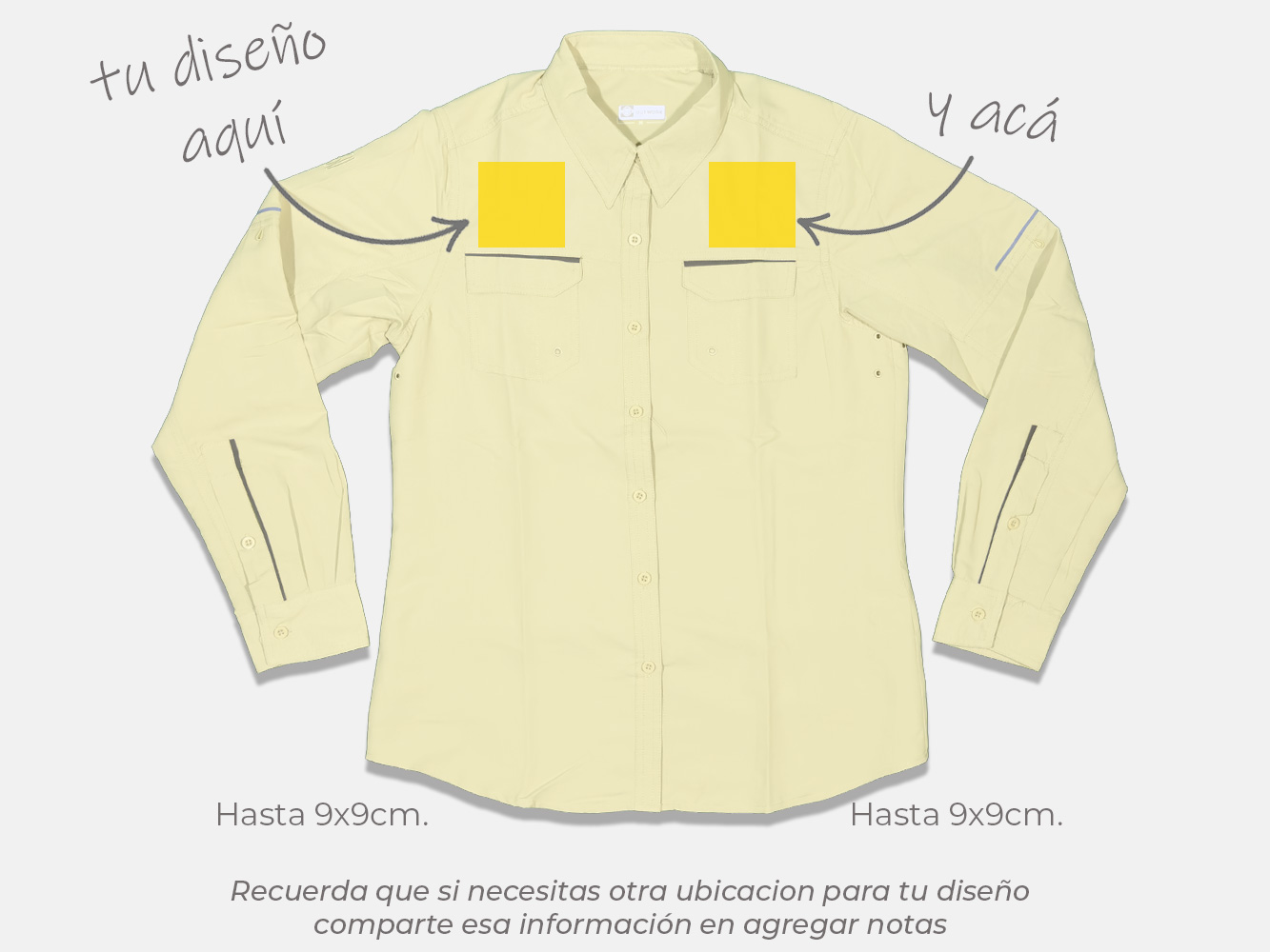 Blusa outdoor personalizada mujer 5