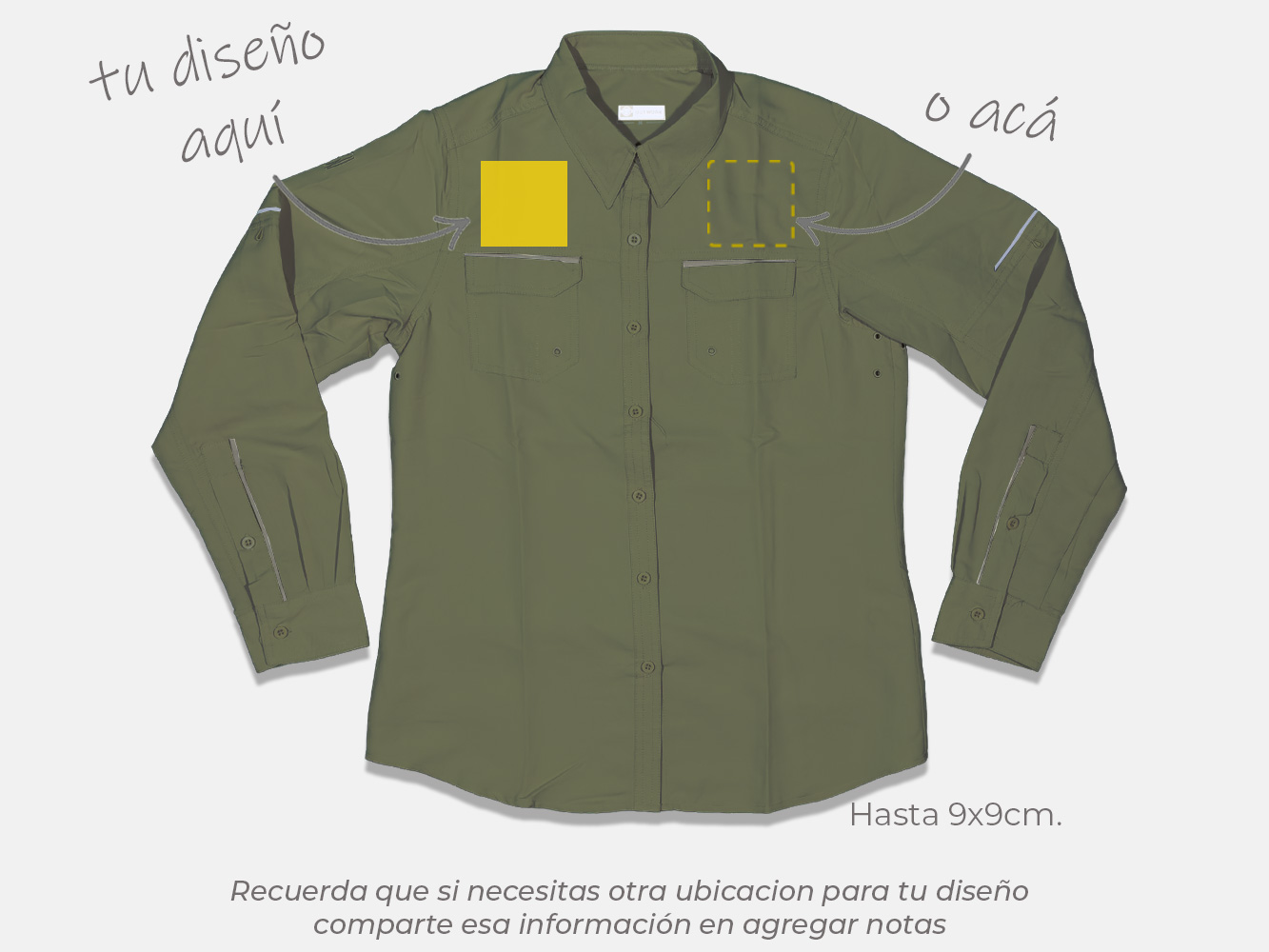 Blusa outdoor personalizada mujer 6