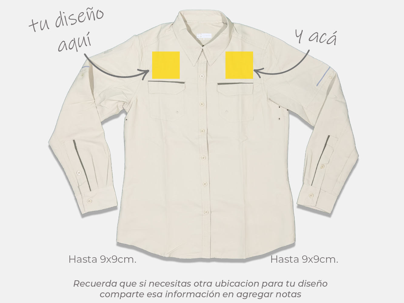 Blusa outdoor personalizada mujer 3