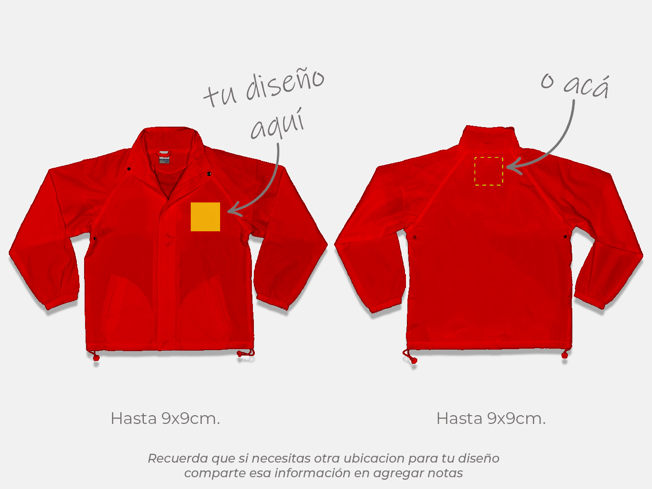 Cortavientos publicitario personalizado unisex 6