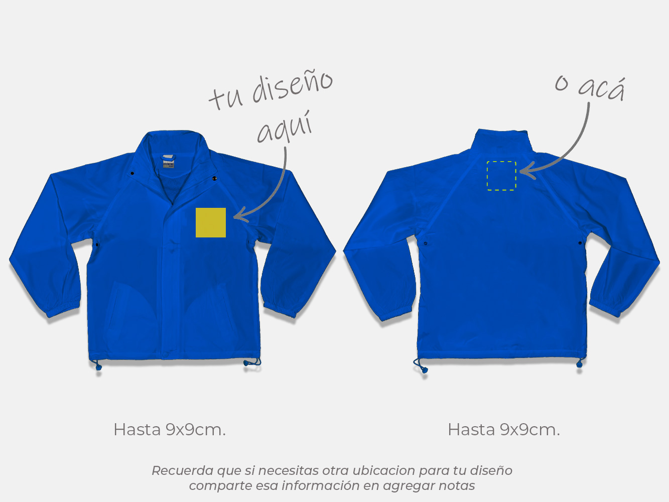 Cortavientos publicitario personalizado unisex 8