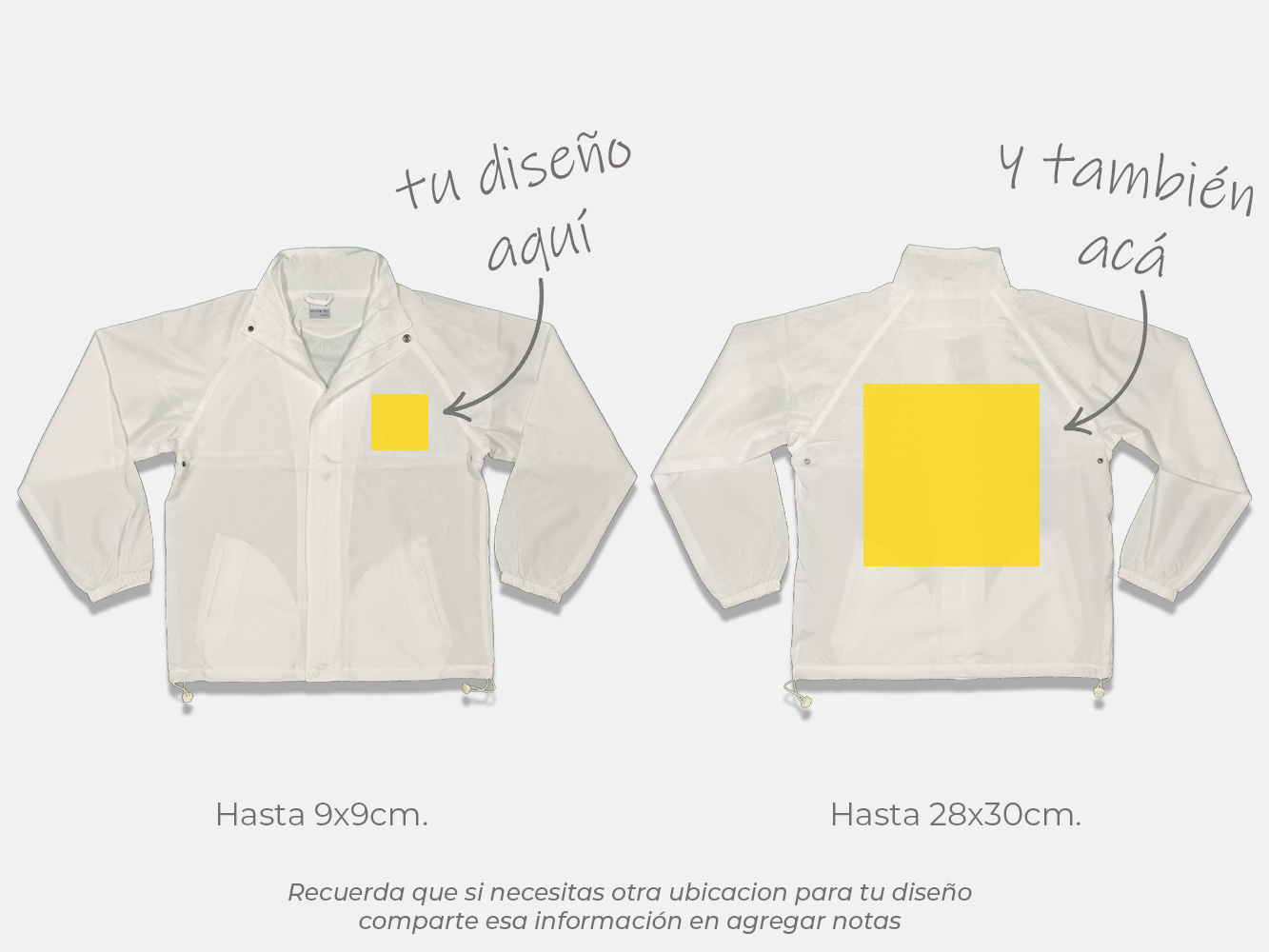 Cortavientos publicitario personalizado unisex 4