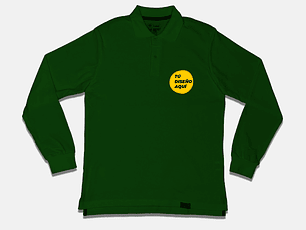 Polera pique personalizada manga larga colores