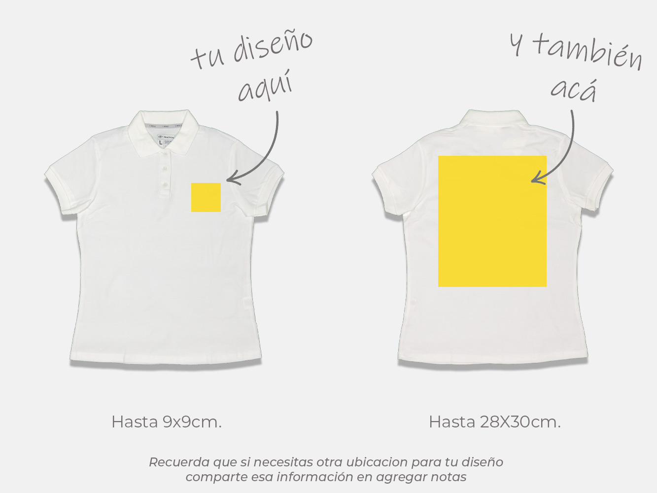 Polera pique pesonalizada mujer 4