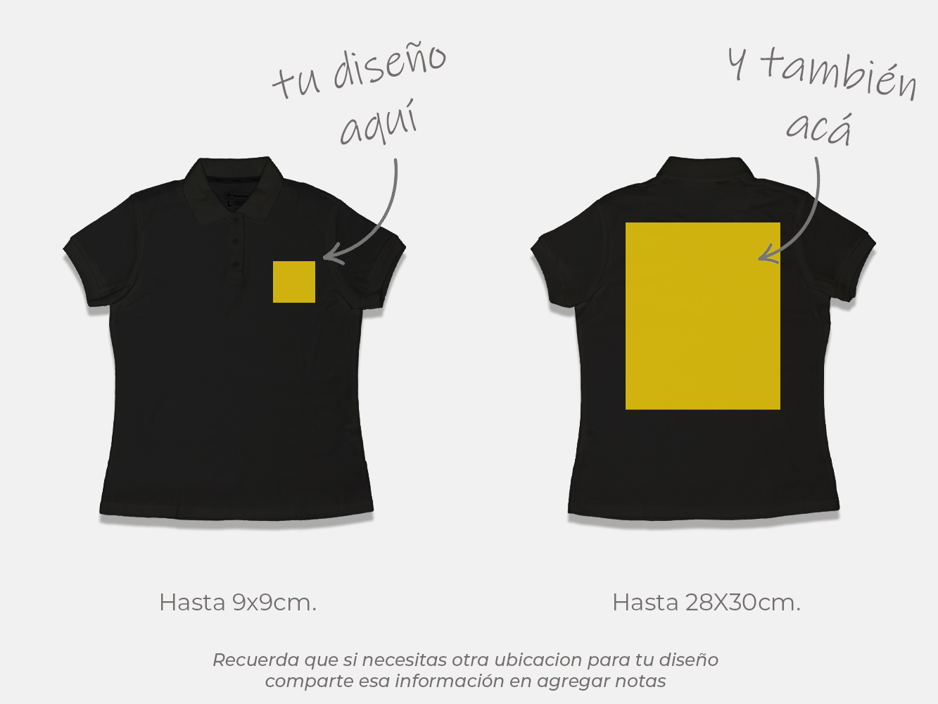 Polera pique pesonalizada mujer 7