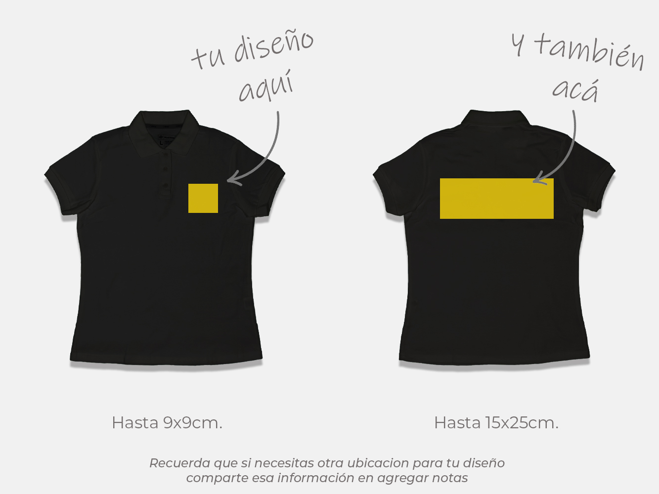 Polera pique pesonalizada mujer 6