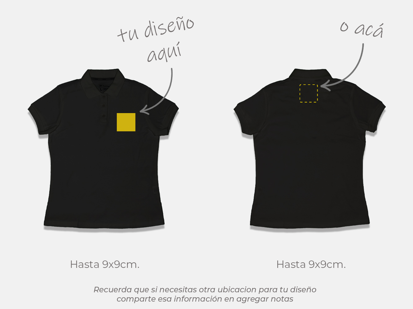 Polera pique pesonalizada mujer 5