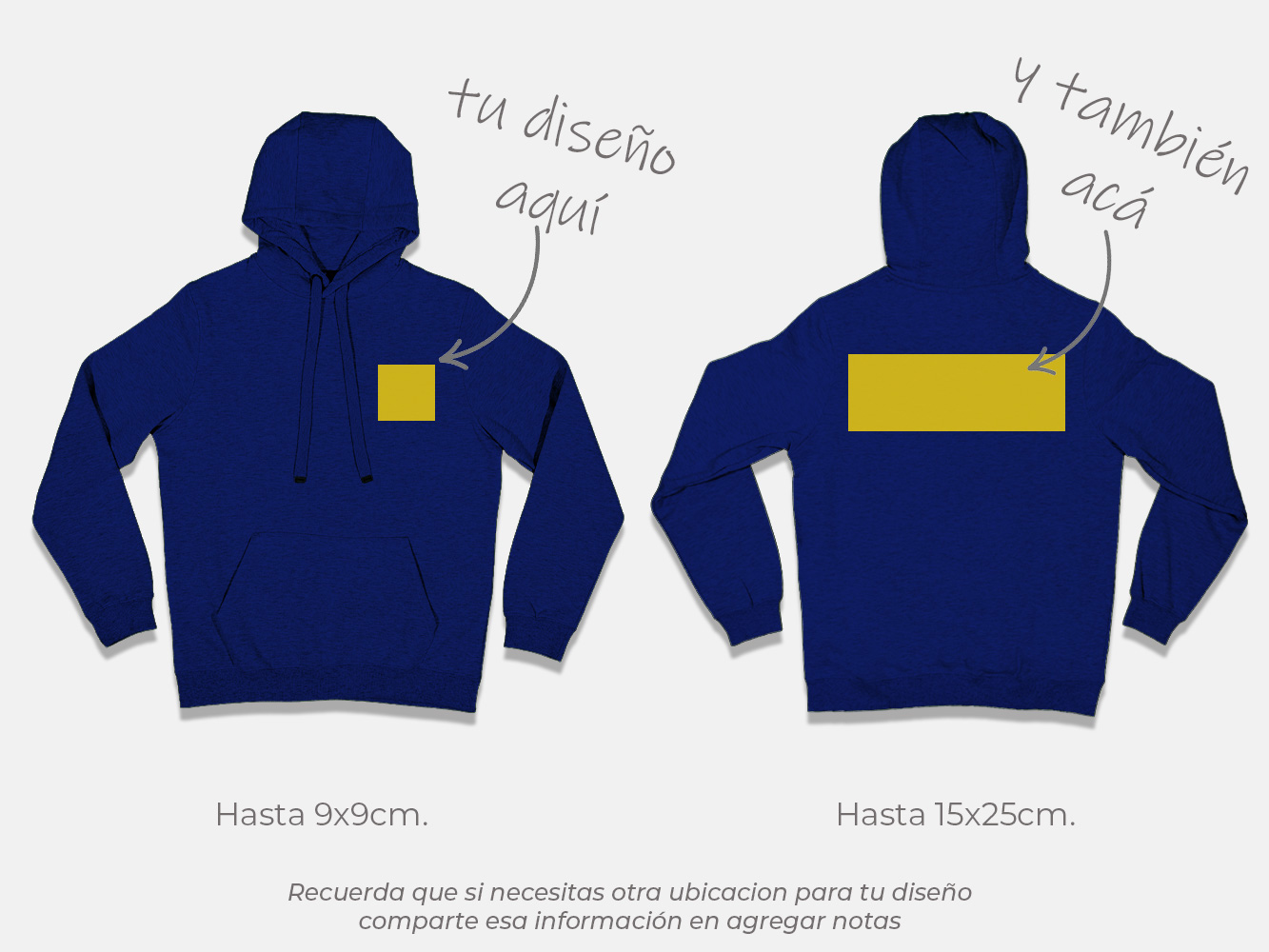 Polerón canguro personalizado colores 4