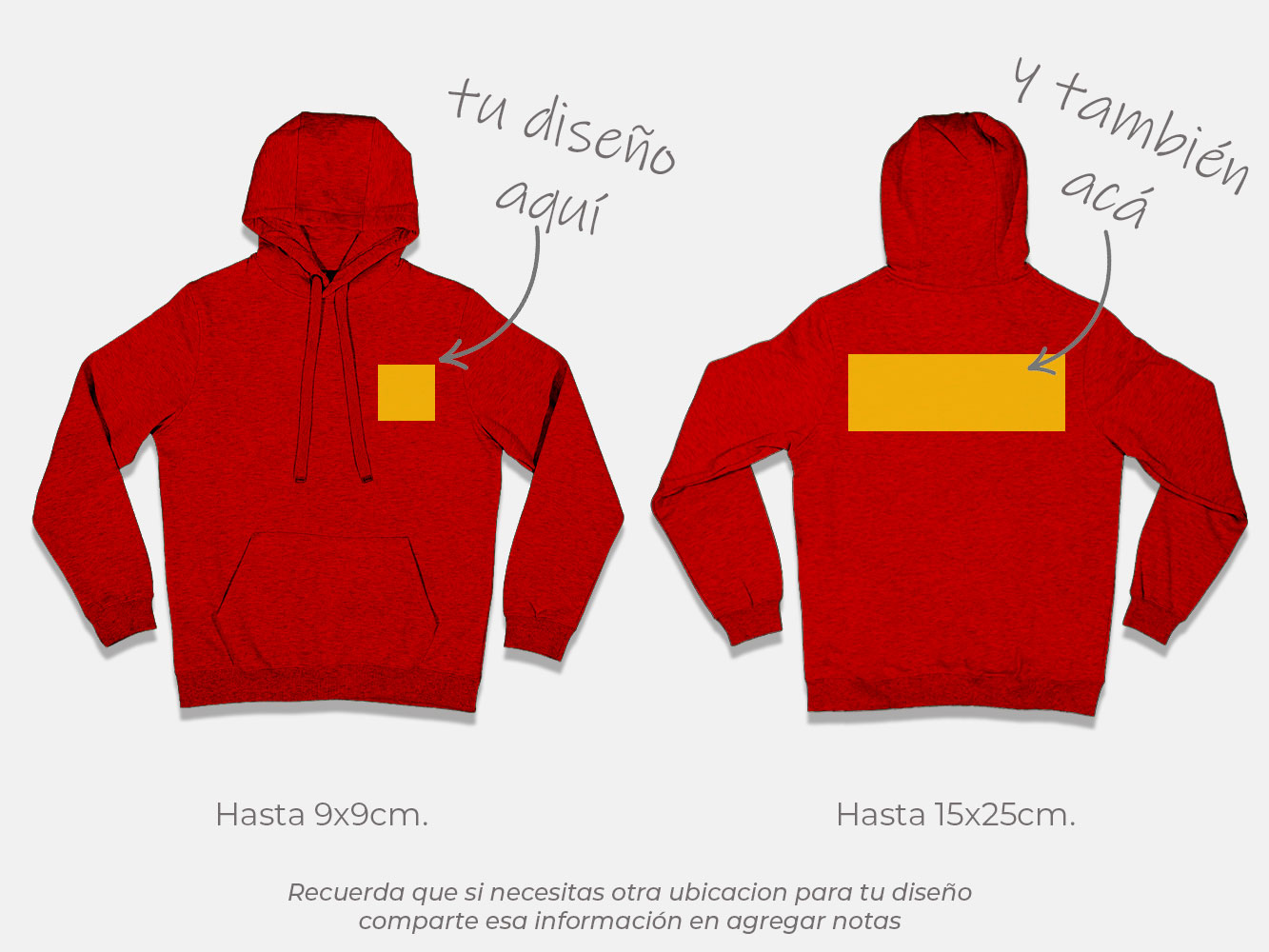 Polerón canguro personalizado colores 9