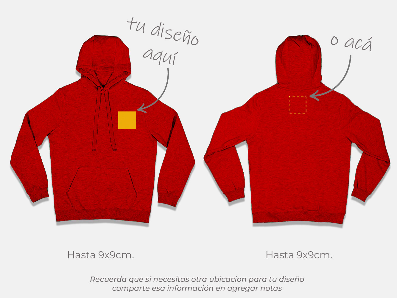 Polerón canguro personalizado colores 7