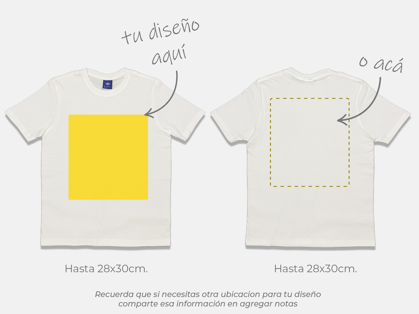 Polera standard personalizada 170 g/m² 4