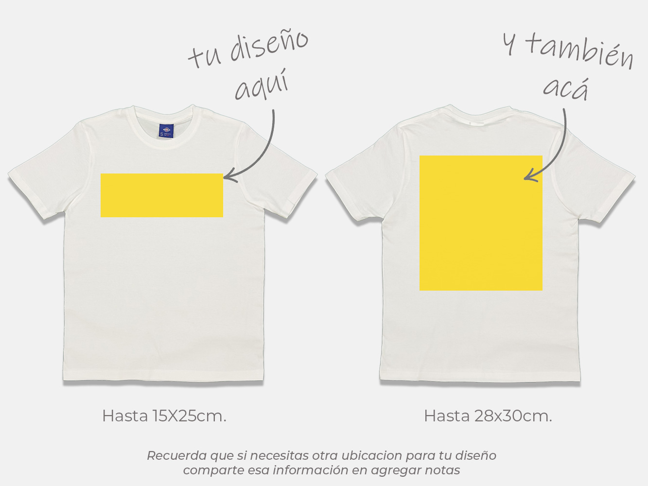 Polera standard personalizada 170 g/m² 7