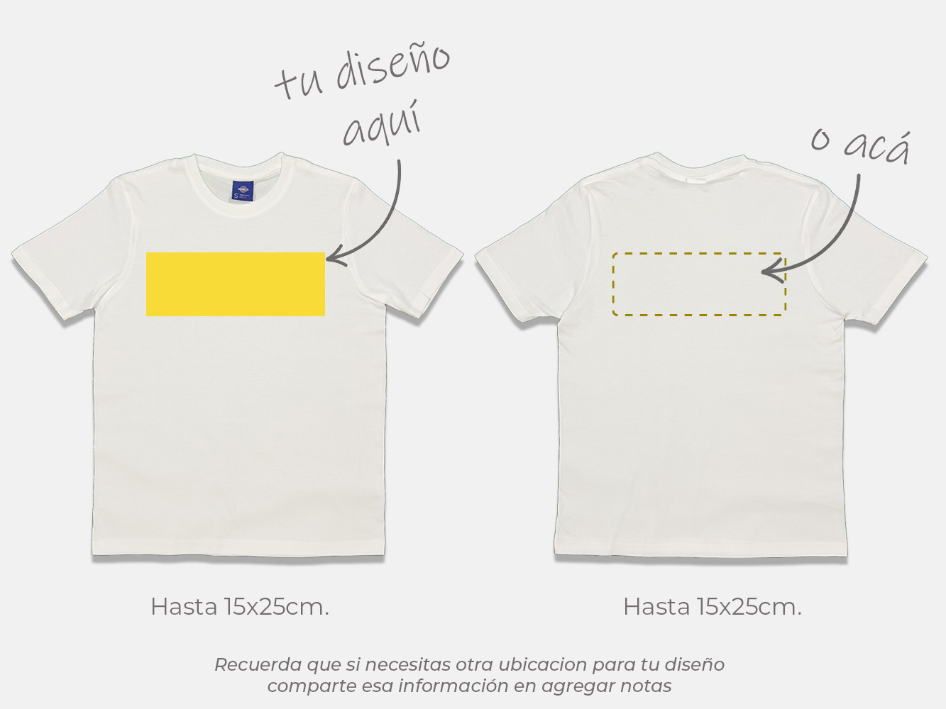 Polera standard personalizada 170 g/m² 3