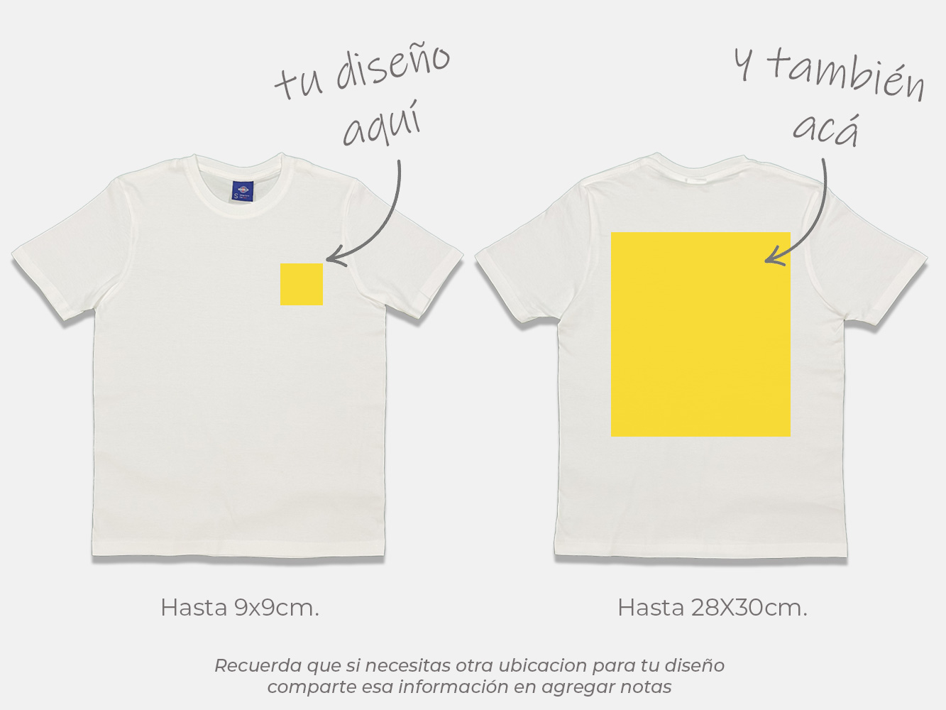 Polera standard personalizada 170 g/m² 6