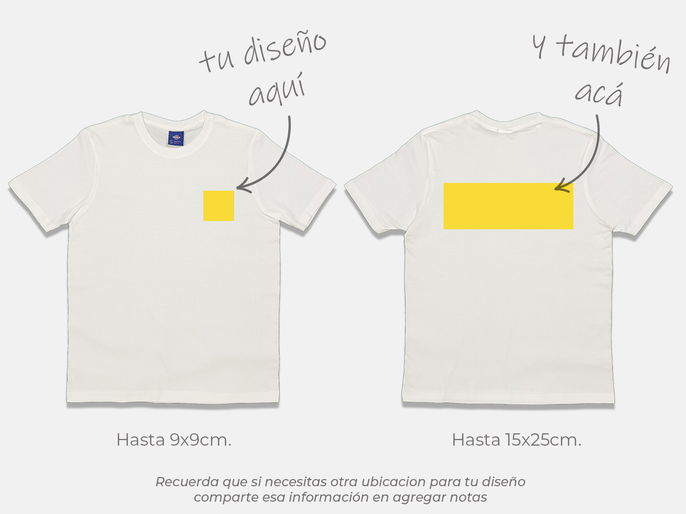 Polera standard personalizada 170 g/m² 5