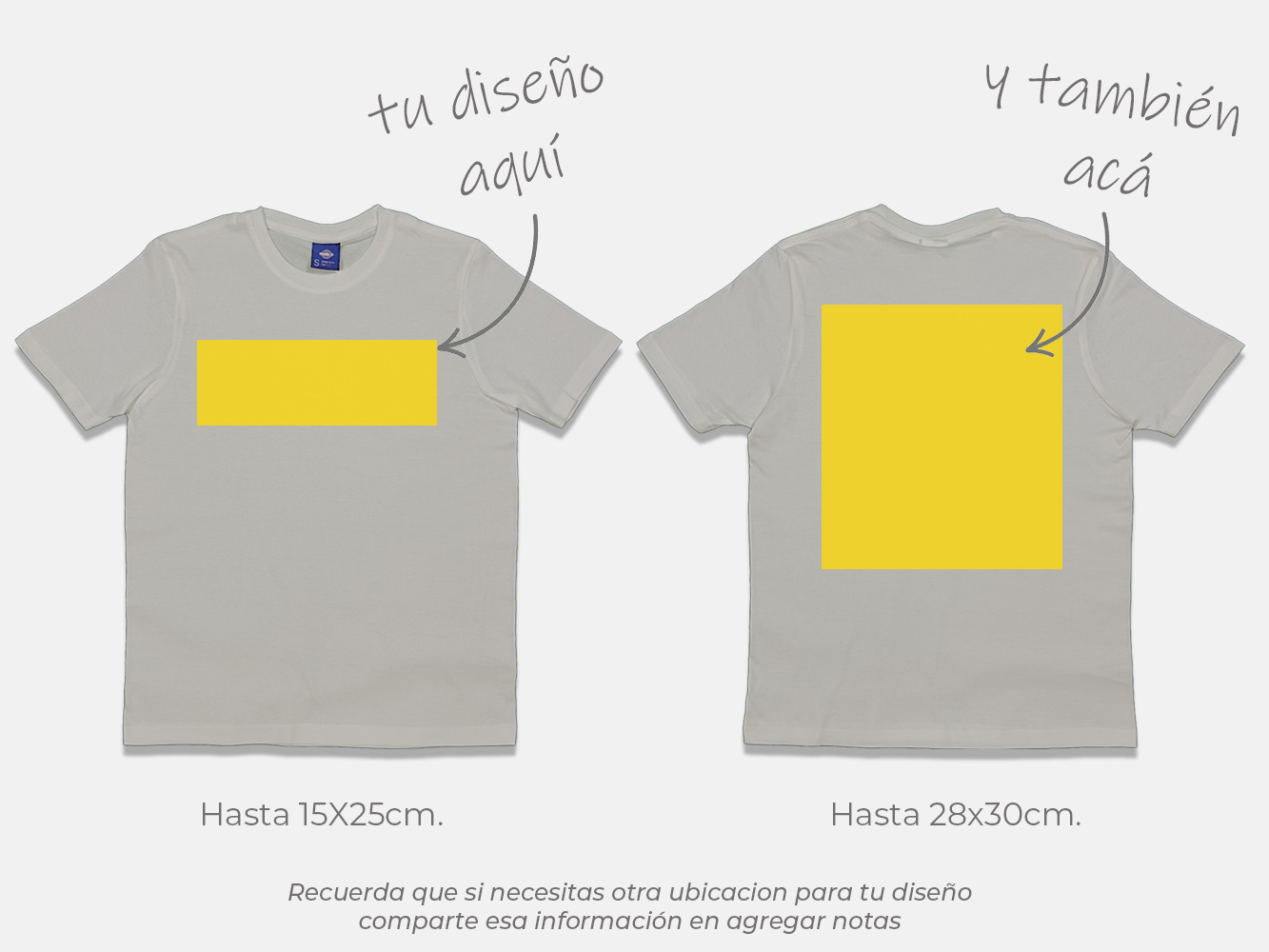 Polera standard personalizada 170 g/m² 13