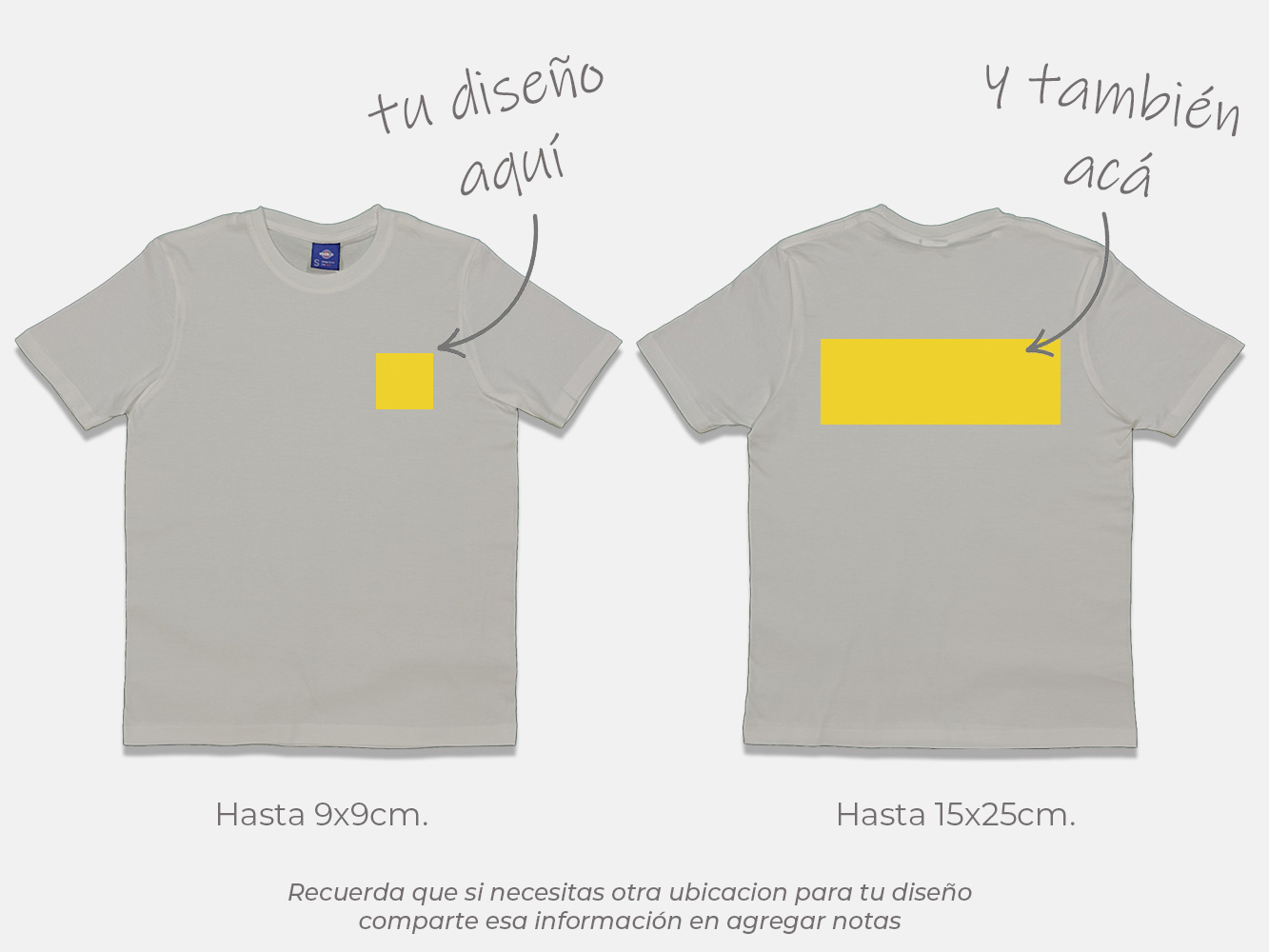 Polera standard personalizada 170 g/m² 11