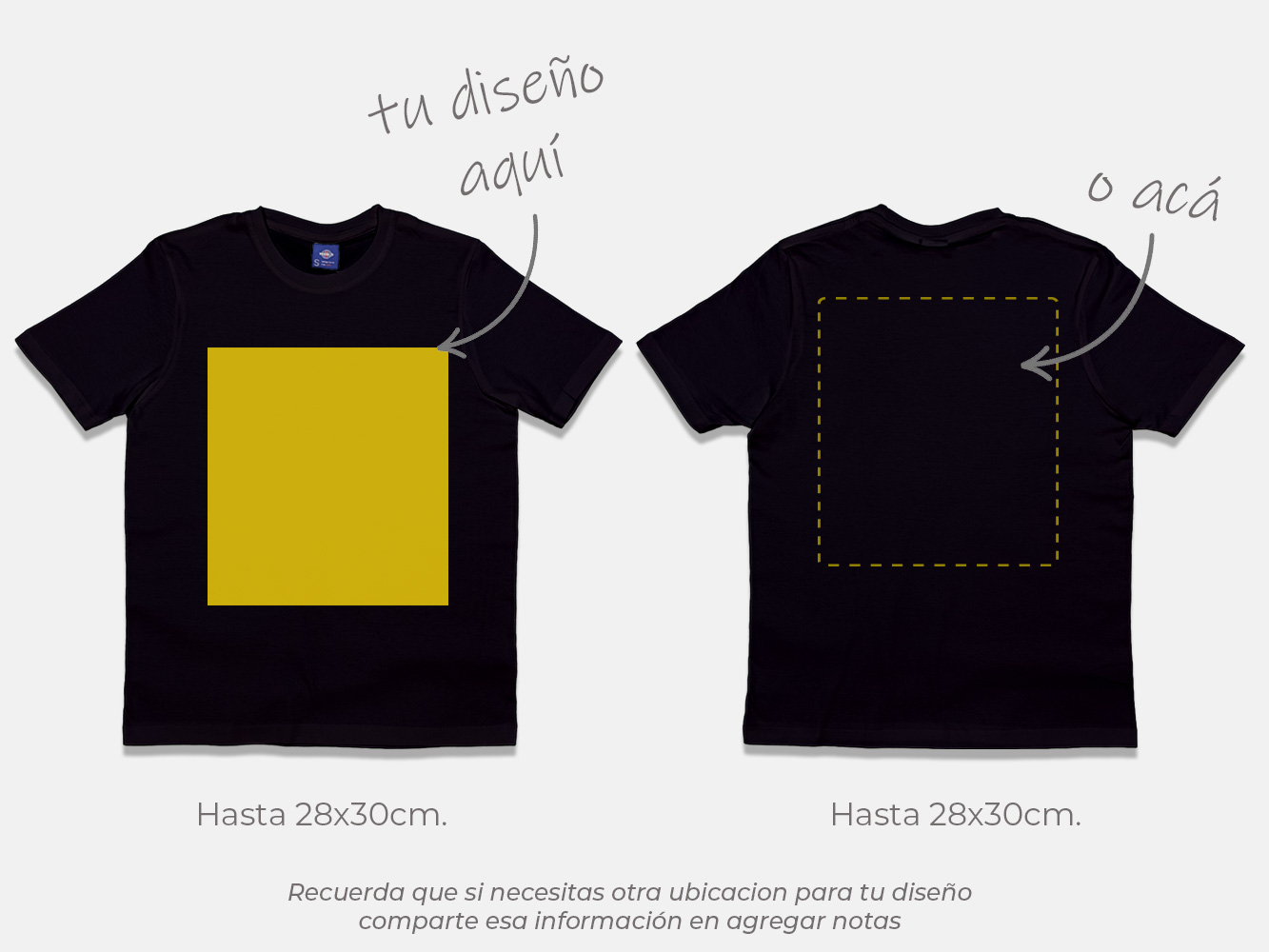 Polera standard personalizada 170 g/m² 16