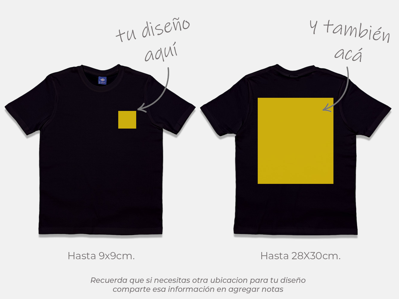 Polera standard personalizada 170 g/m² 18