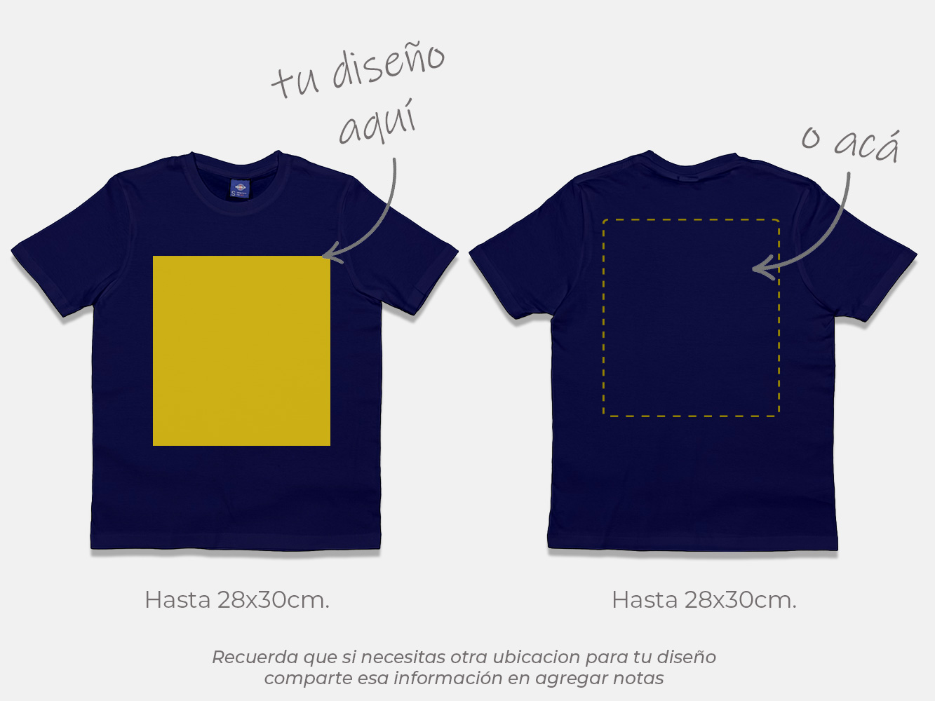 Polera standard personalizada colores 170 g/m² 4