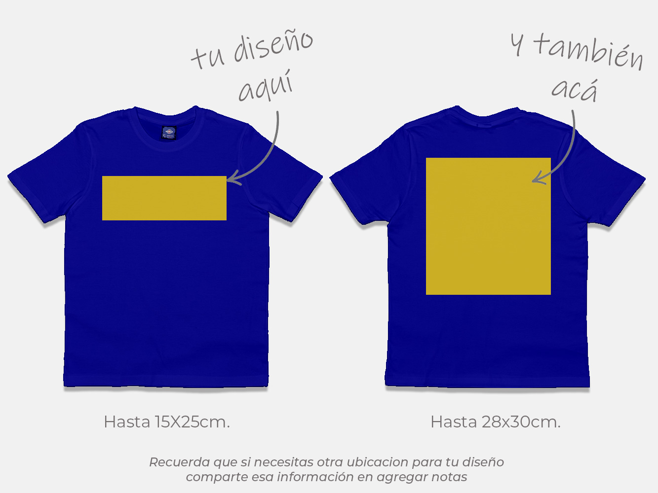 Polera standard personalizada colores 170 g/m² 13