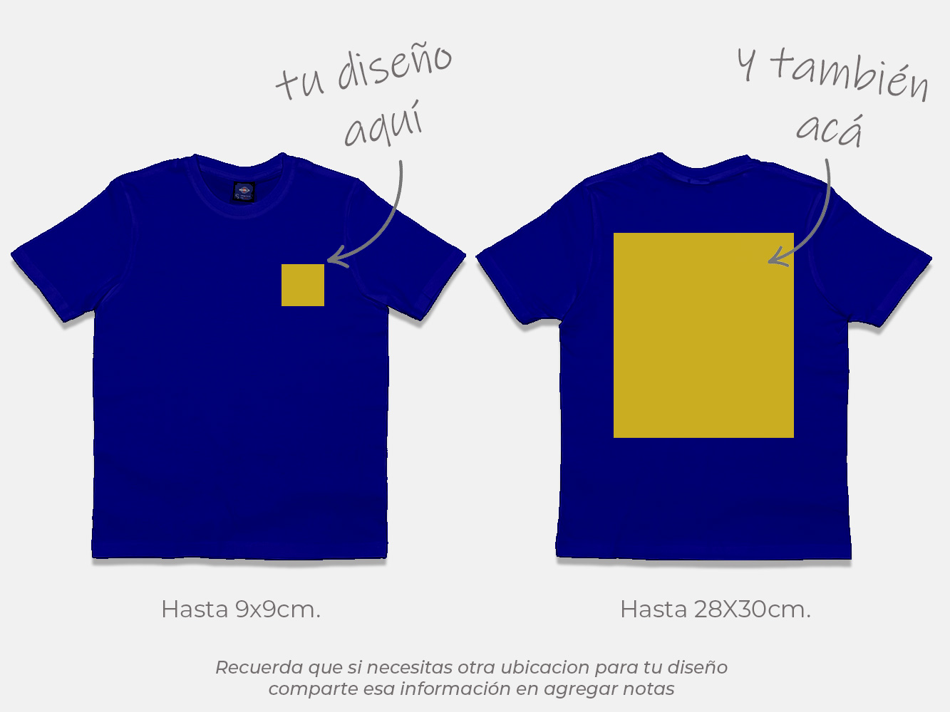 Polera standard personalizada colores 170 g/m² 12