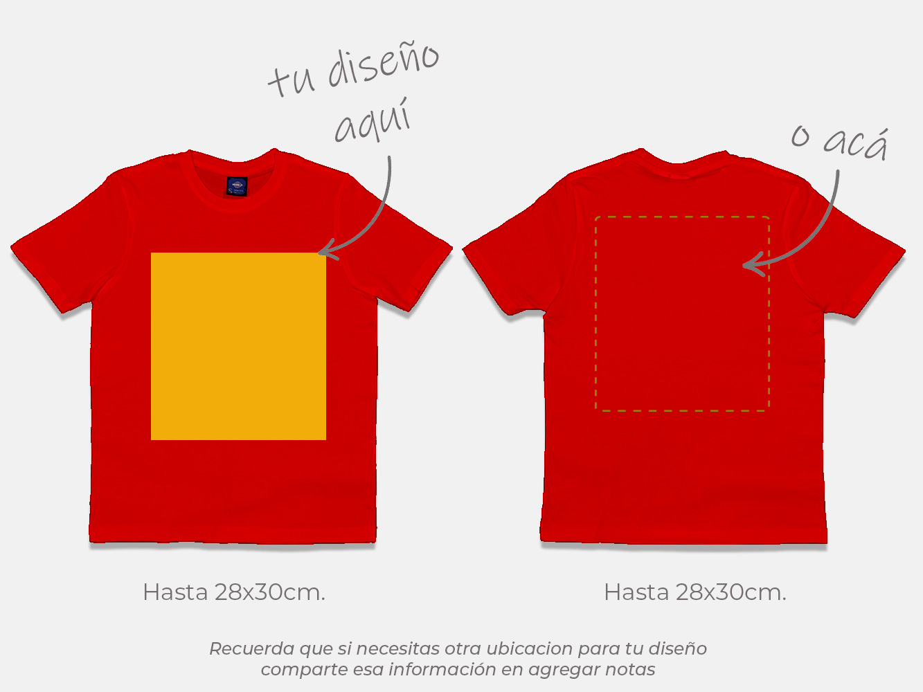 Polera standard personalizada colores 170 g/m² 16