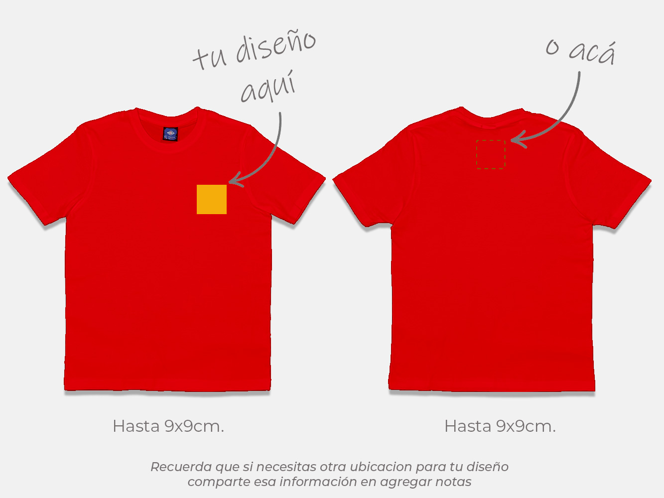 Polera standard personalizada colores 170 g/m² 14