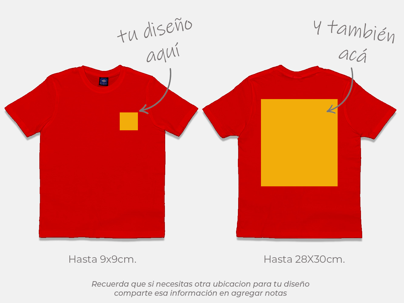 Polera standard personalizada colores 170 g/m² 18