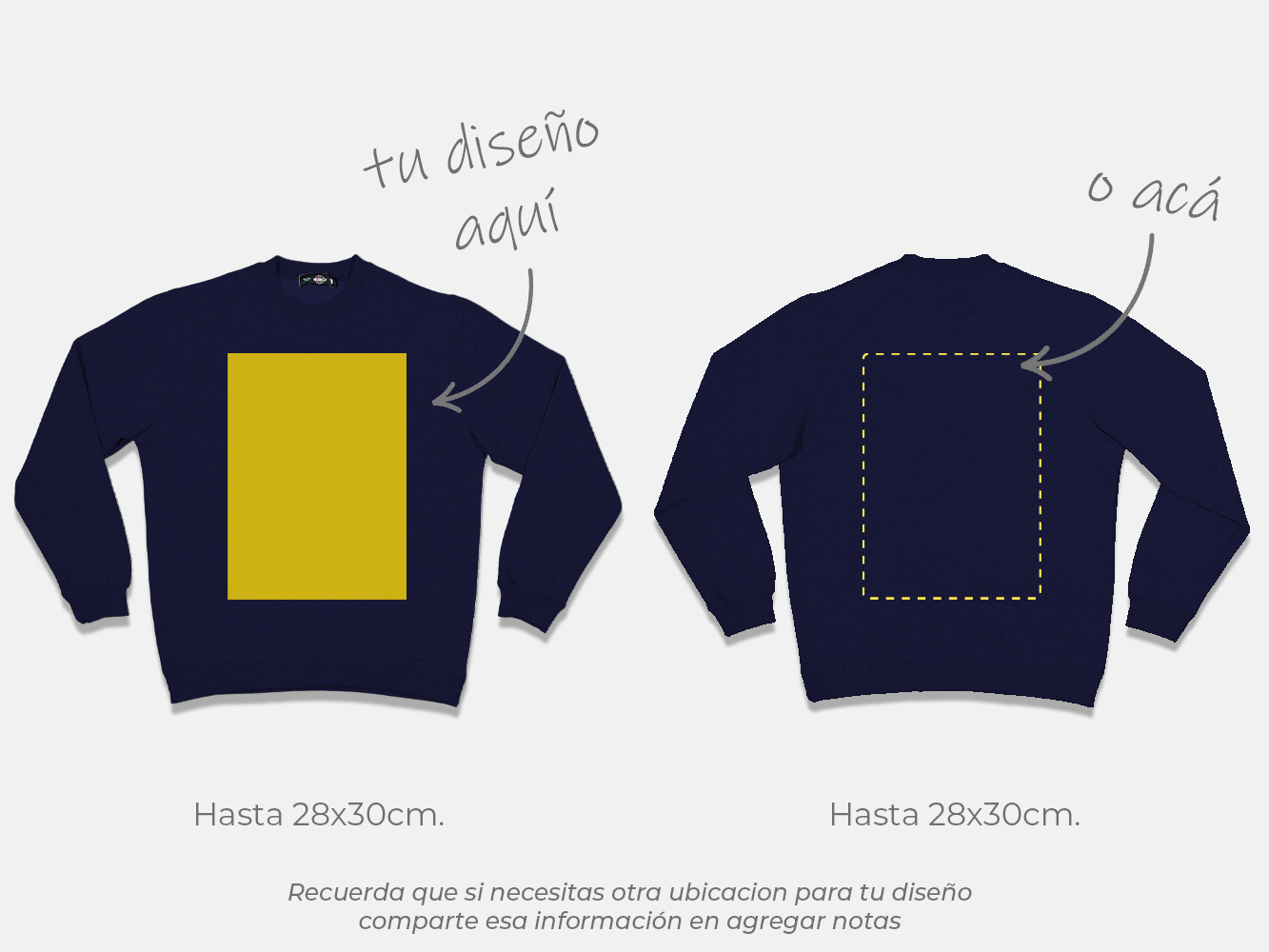 Polerón sin gorro personalizado colores 280 g/m² 5