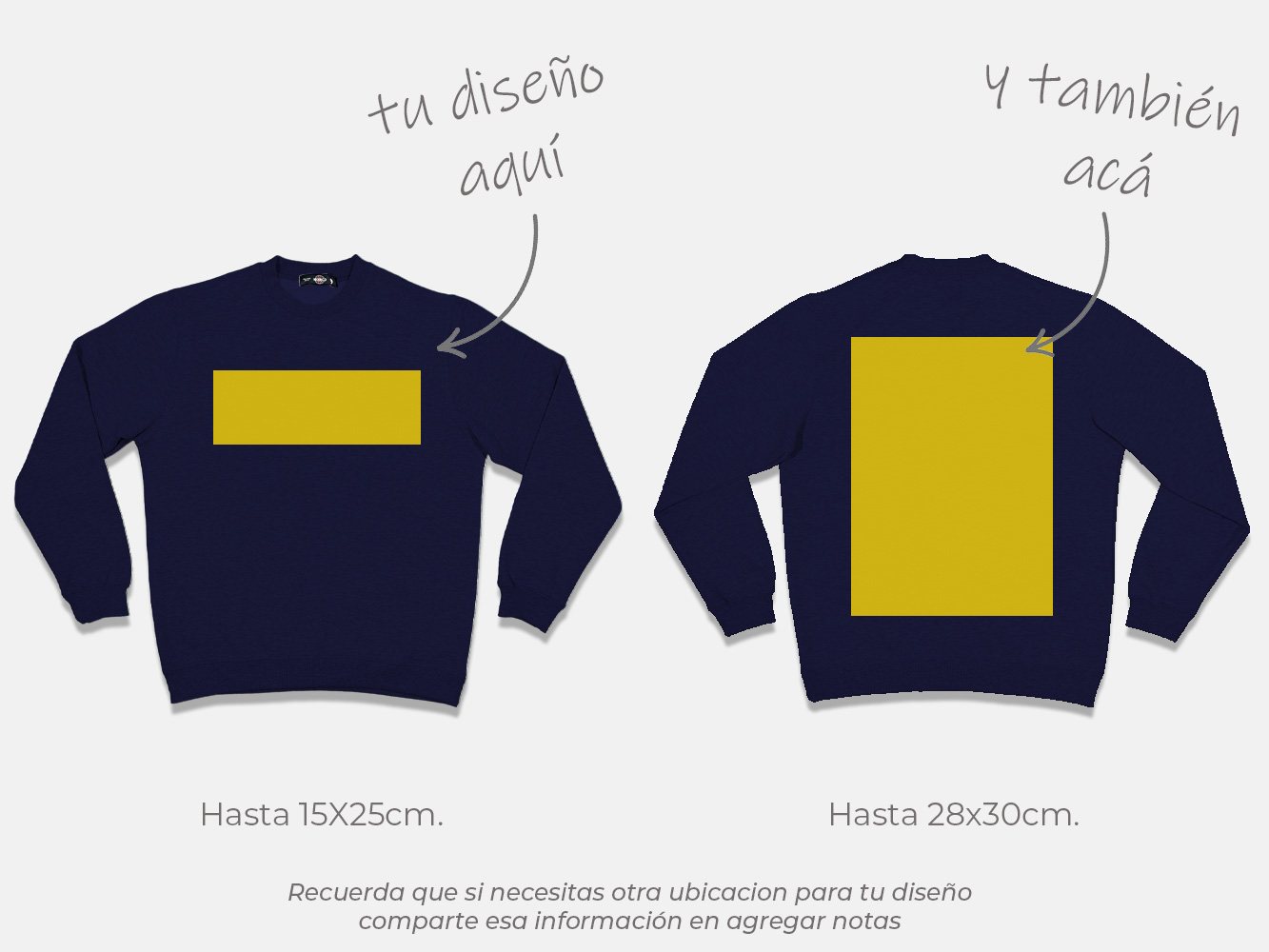 Polerón sin gorro personalizado colores 280 g/m² 7