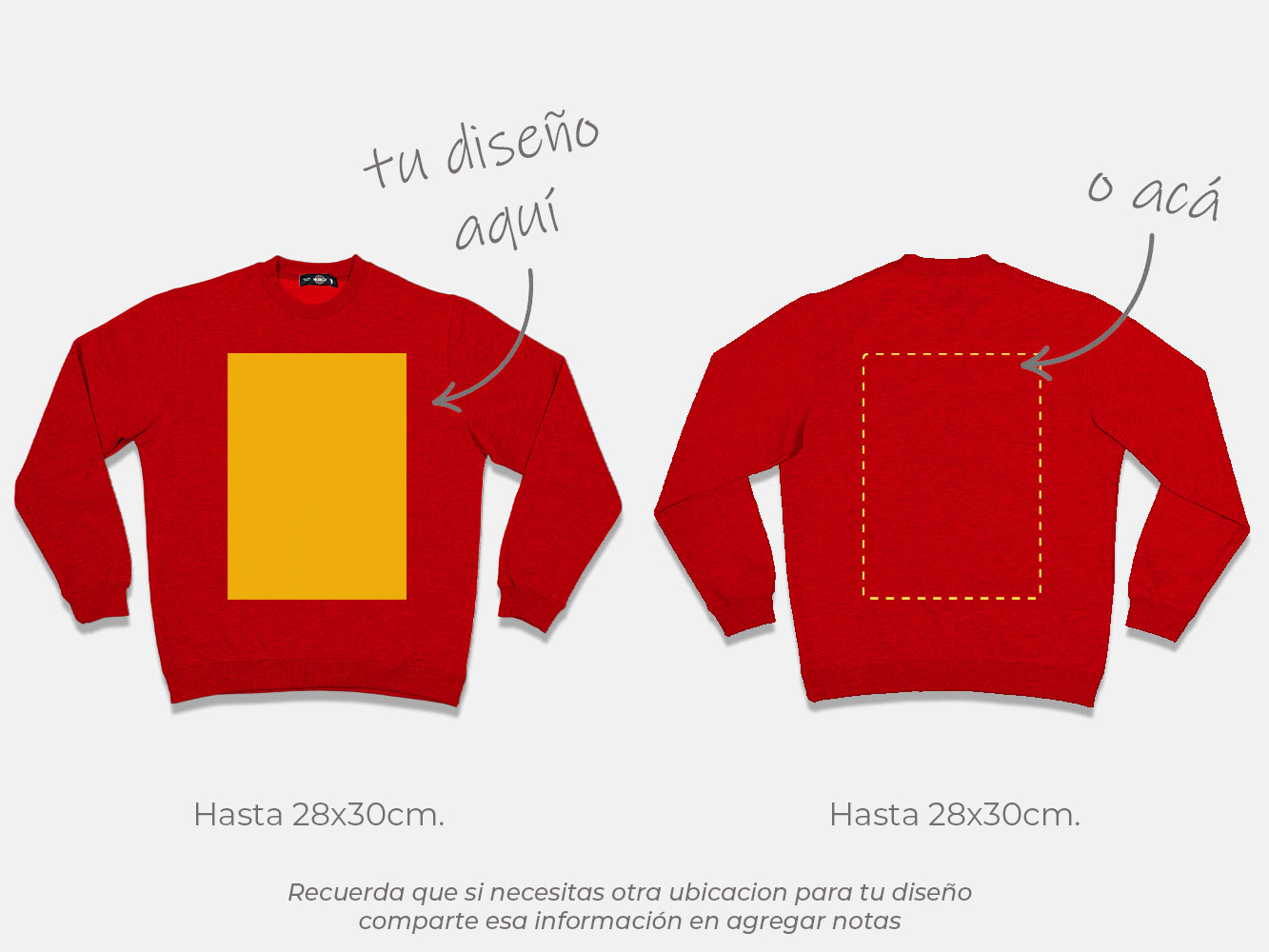 Polerón sin gorro personalizado colores 280 g/m² 22