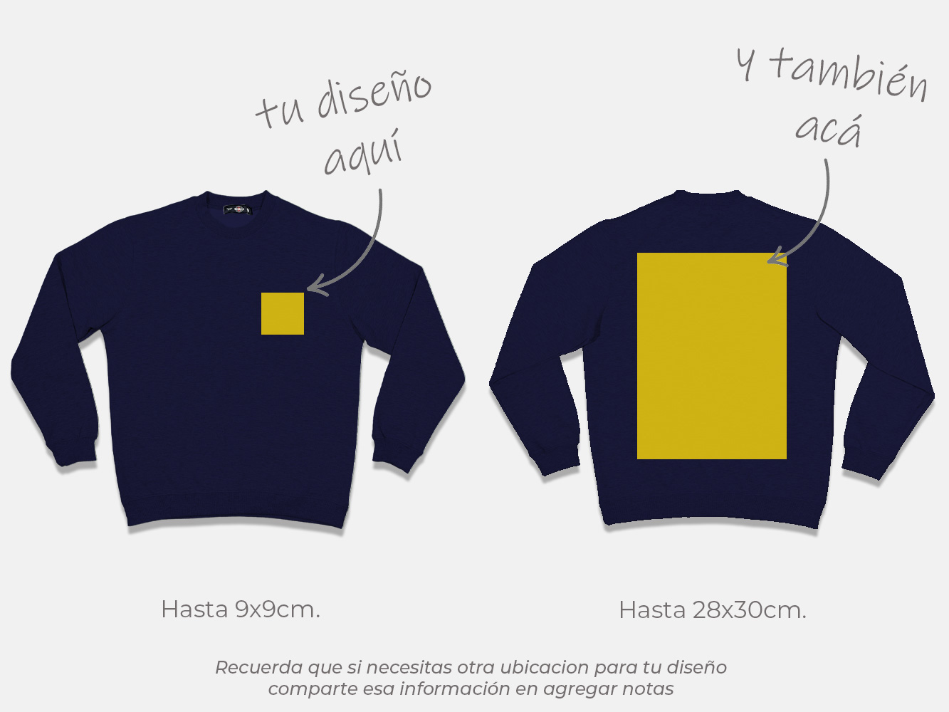 Polerón sin gorro personalizado colores 280 g/m² 4