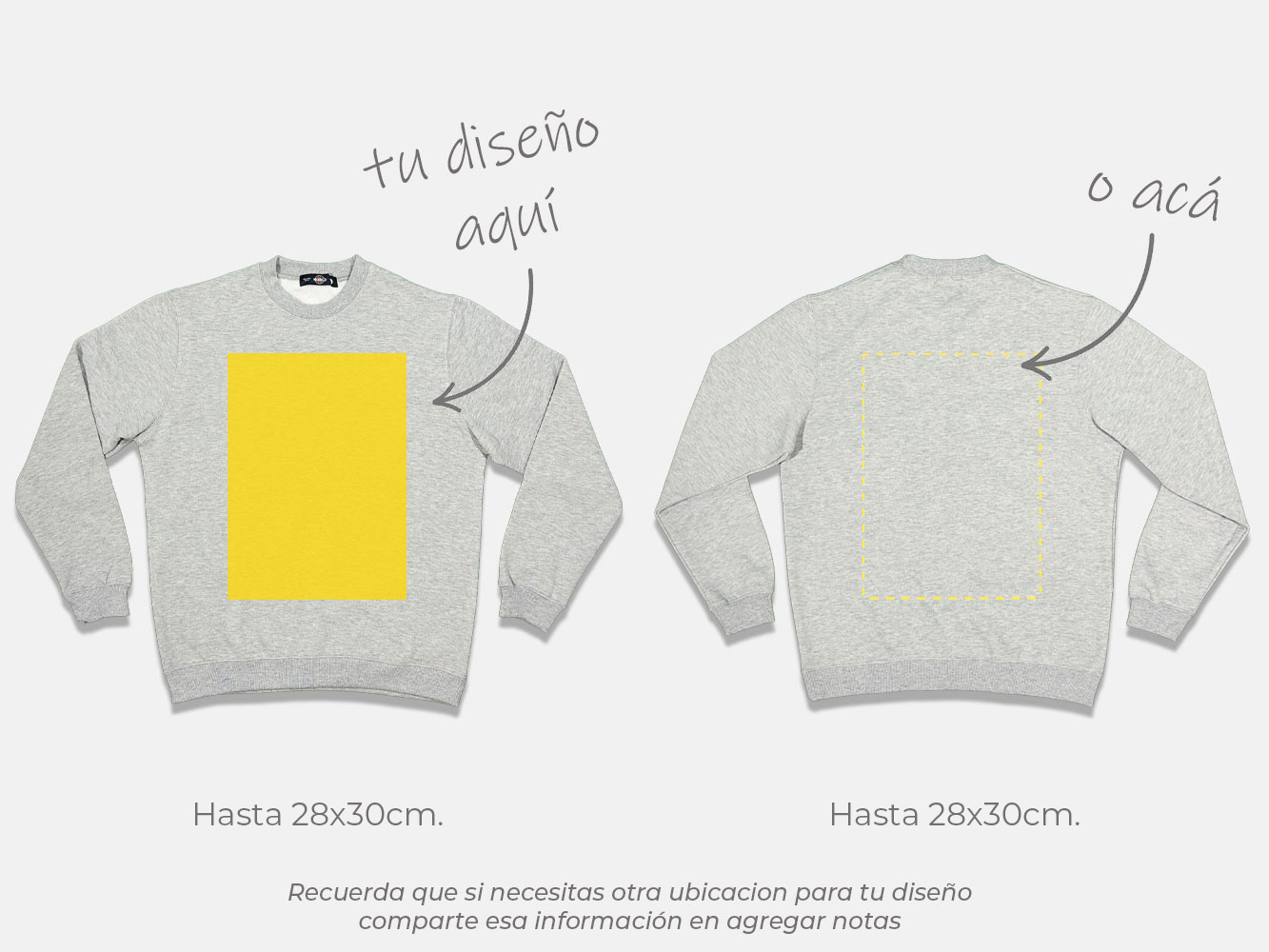 Polerón sin gorro personalizado 280 g/m² 4