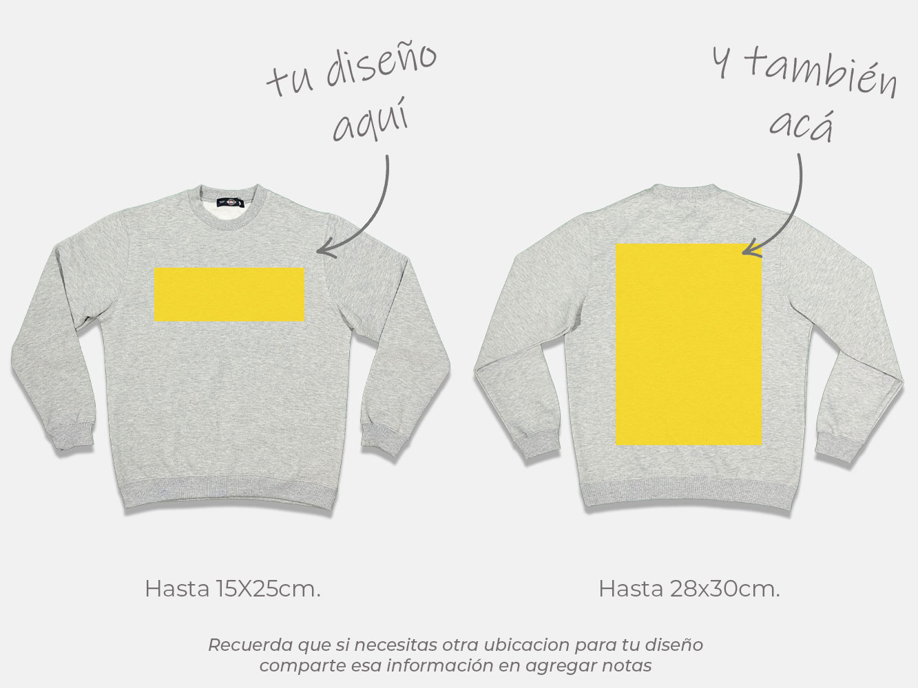 Polerón sin gorro personalizado 280 g/m² 7