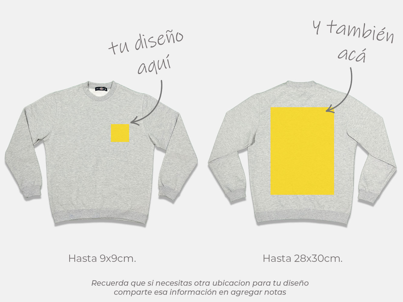 Polerón sin gorro personalizado 280 g/m² 6