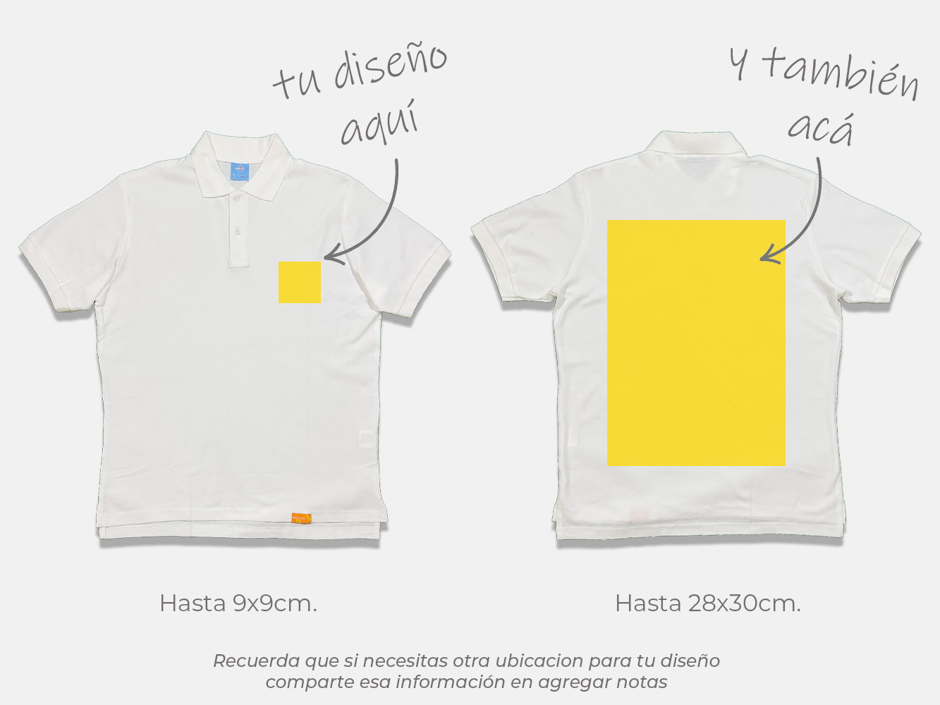 Polera pique personalizada 230 g/m² 10