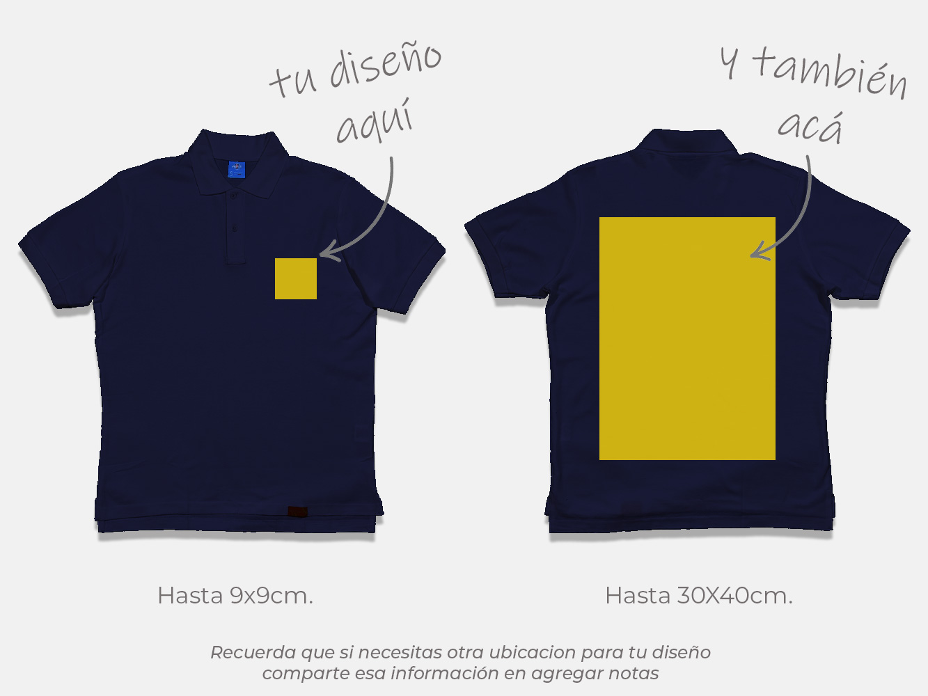 Polera pique personalizada colores 230 g/m² 7