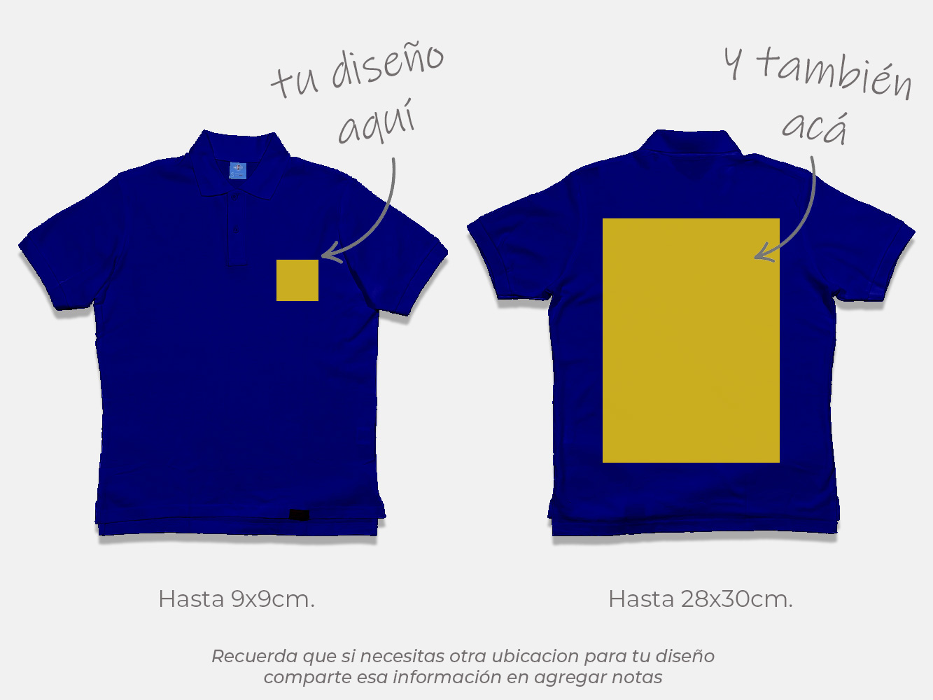 Polera pique personalizada colores 230 g/m² 10