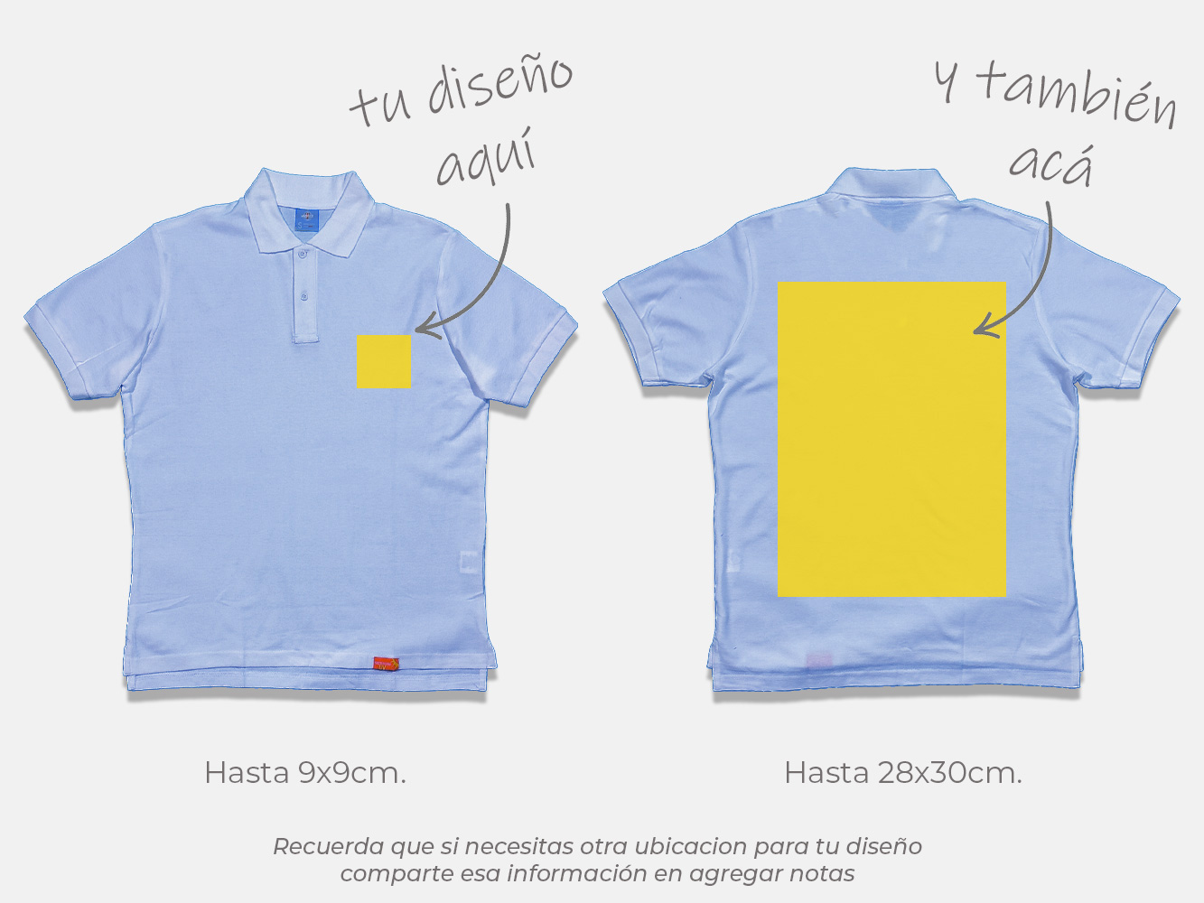 Polera pique personalizada colores 230 g/m² 13
