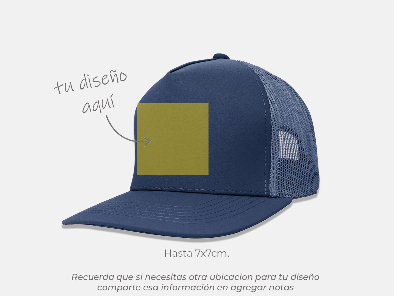 Gorra 5 Paneles con malla trucker 2