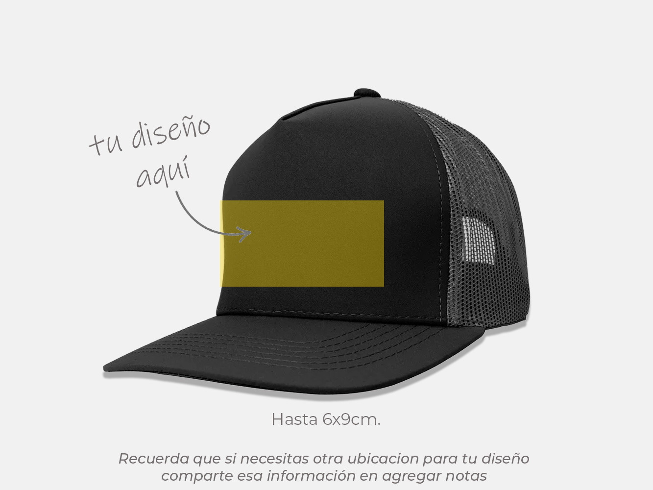 Gorra 5 Paneles con malla trucker 5