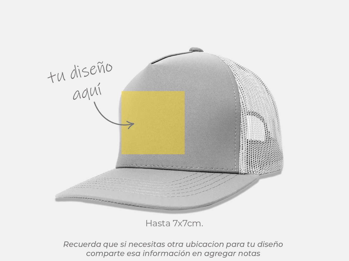 Gorra 5 Paneles con malla trucker 6