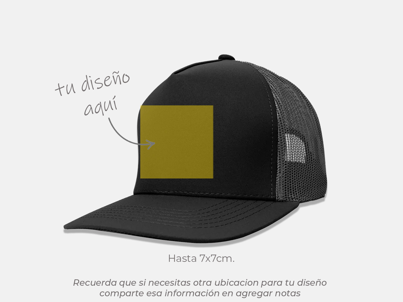 Gorra 5 Paneles con malla trucker 8